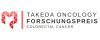 Das Bild zeigt das Takeda Oncology Forschungspreis CRC Logo.